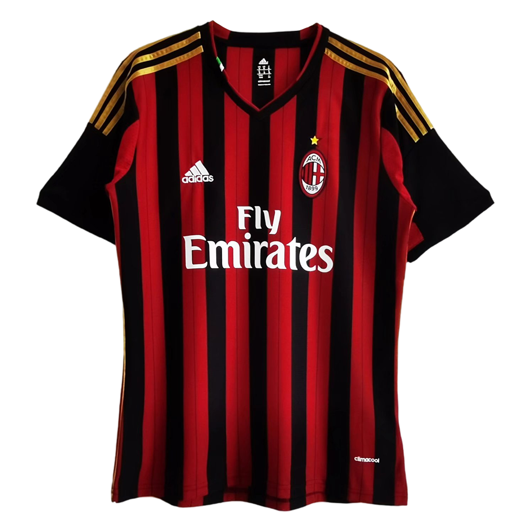 Vintage Soccer Jersey AC Milan Home 2013/14