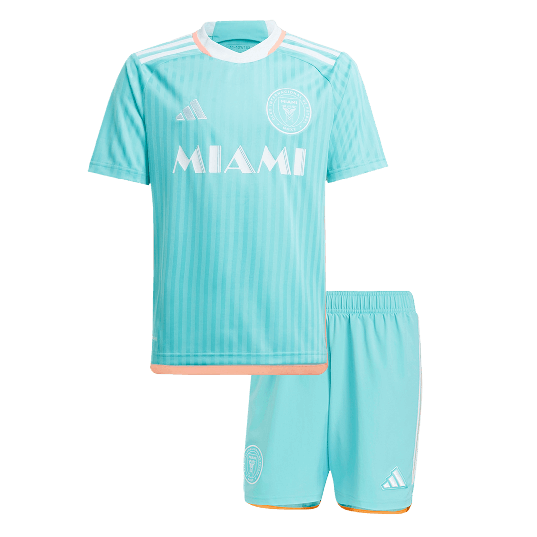 Inter Miami CF Third Away Kids Soccer Jerseys Kit 2024