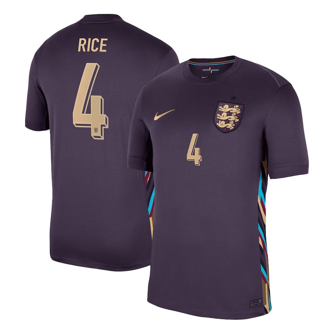 RICE #4 England Away Soccer Jersey 2024