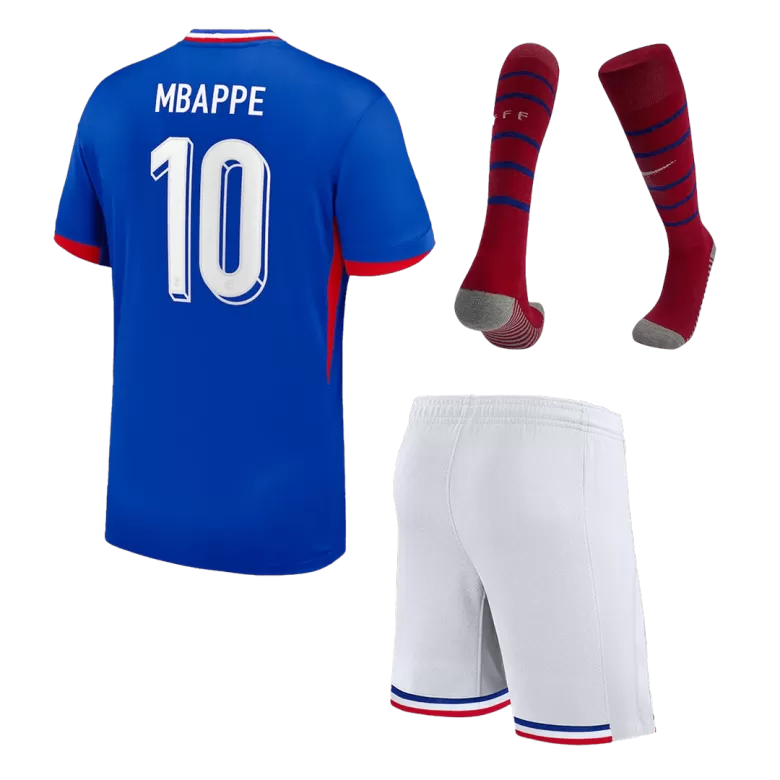 MBAPPE #10 France Home Kids Soccer Jerseys Full Kit EURO 2024