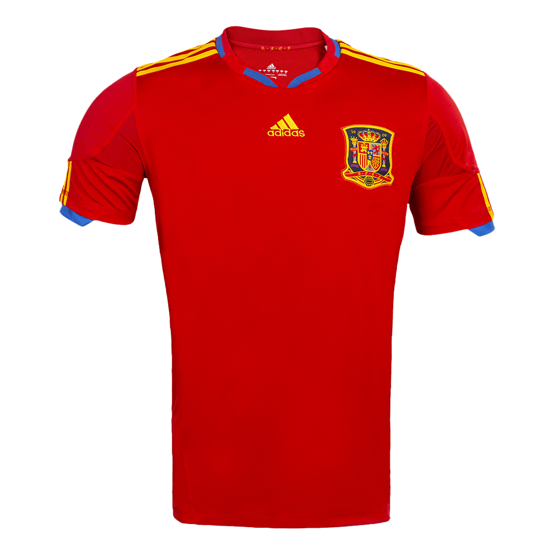 Vintage Soccer Jersey Spain Home 2010