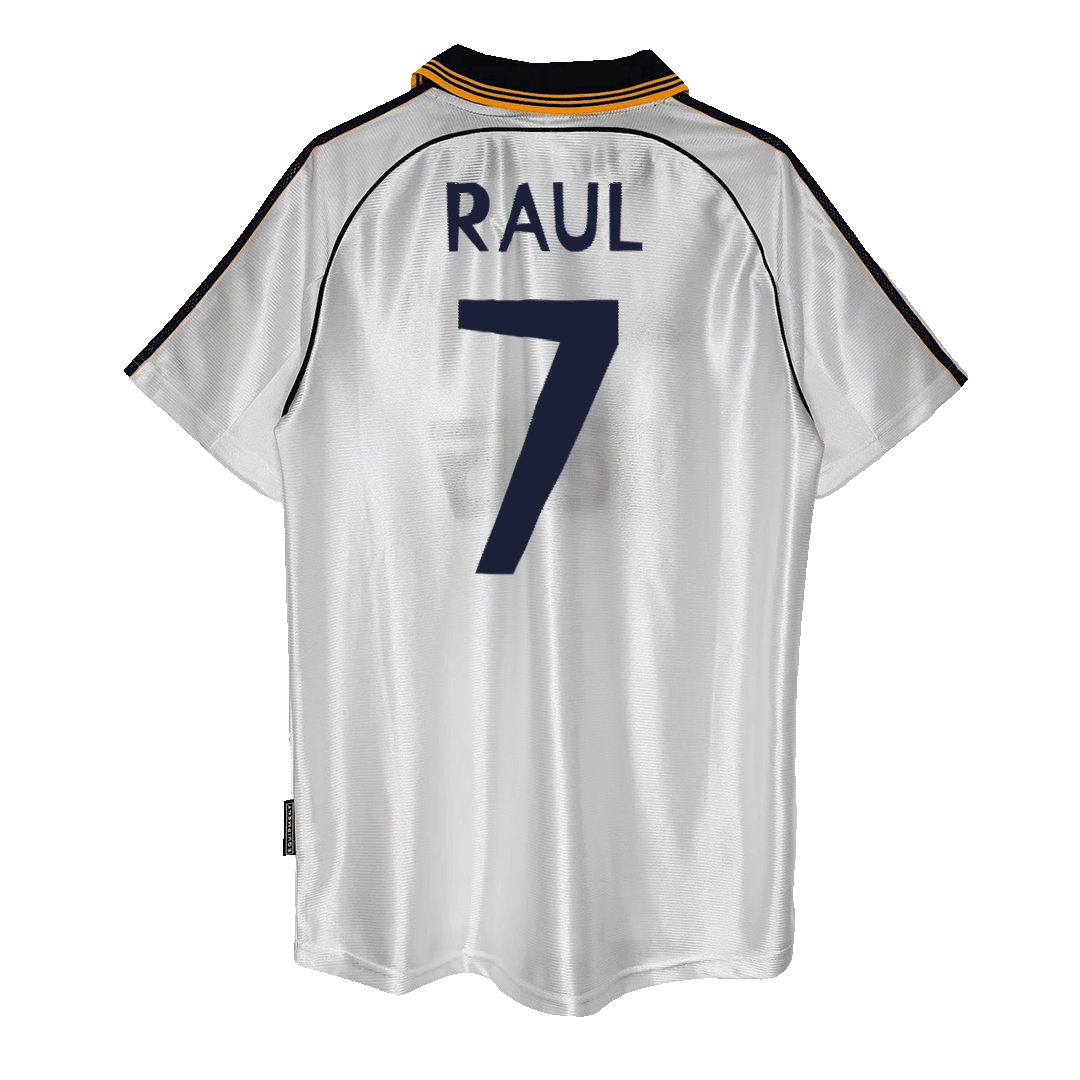 Vintage Soccer Jersey RAUL #7 Real Madrid Home 1998/00