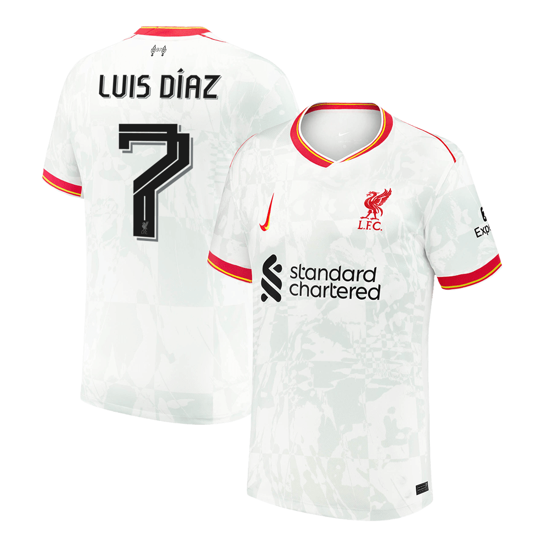 LUIS D??AZ #7 Liverpool Third Away Soccer Jersey 2024/25