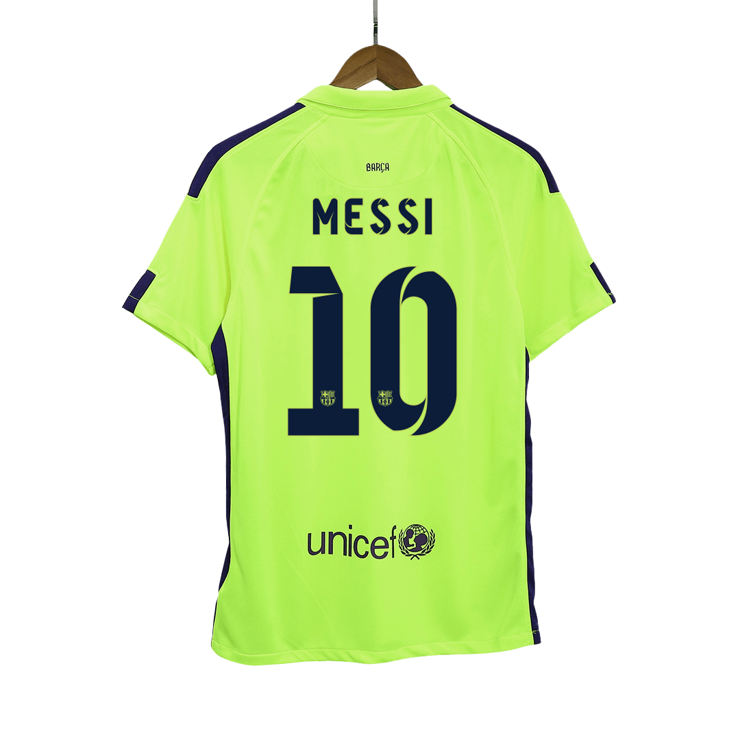 Vintage Soccer Jersey MESSI #10 Barcelona Third Away 2014/15