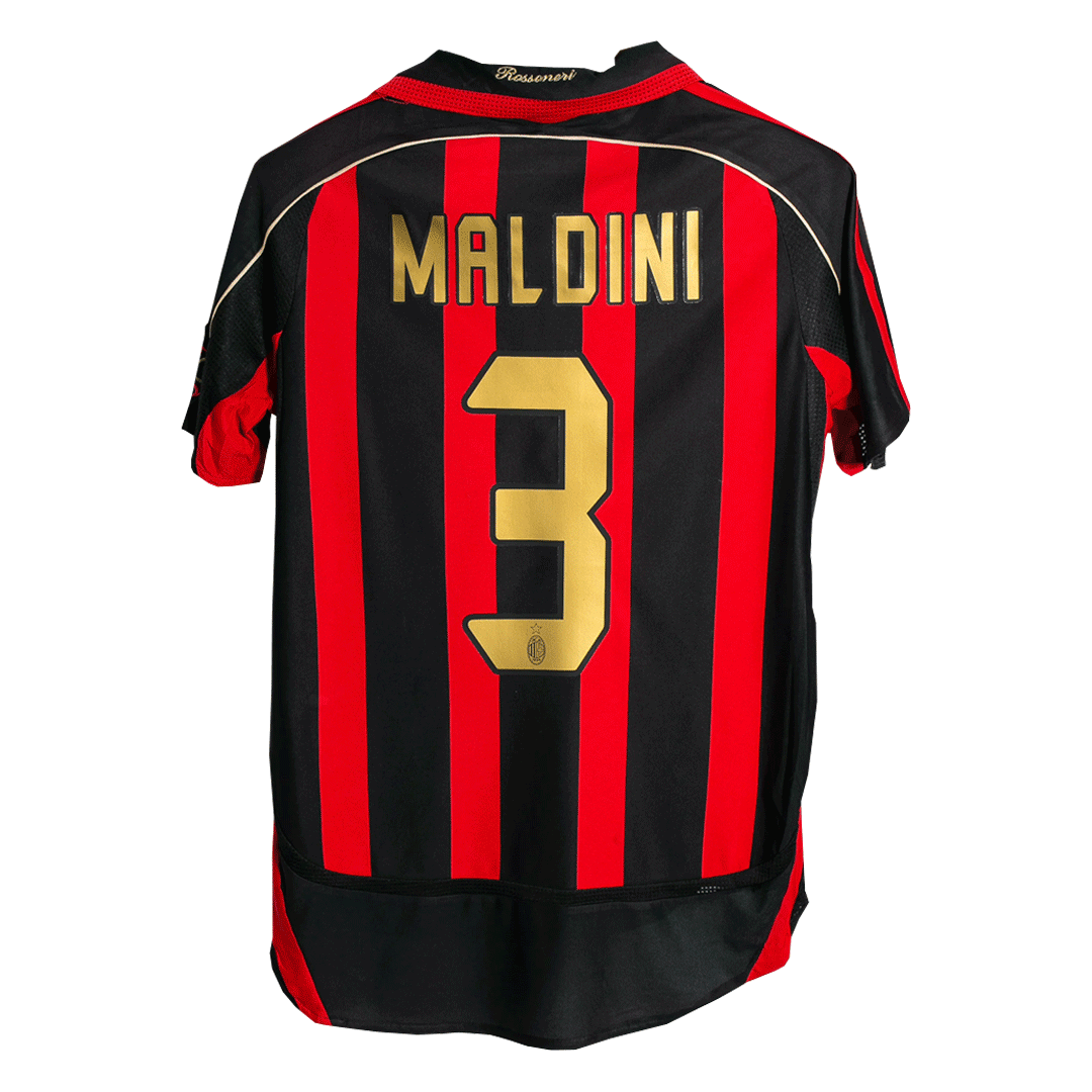 Vintage Soccer Jersey MALDINI #3 AC Milan Home 2006/07