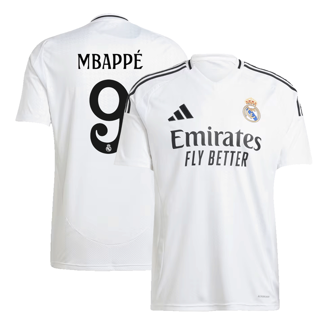 MBAPP #9 Real Madrid Home Soccer Jersey 2024/25