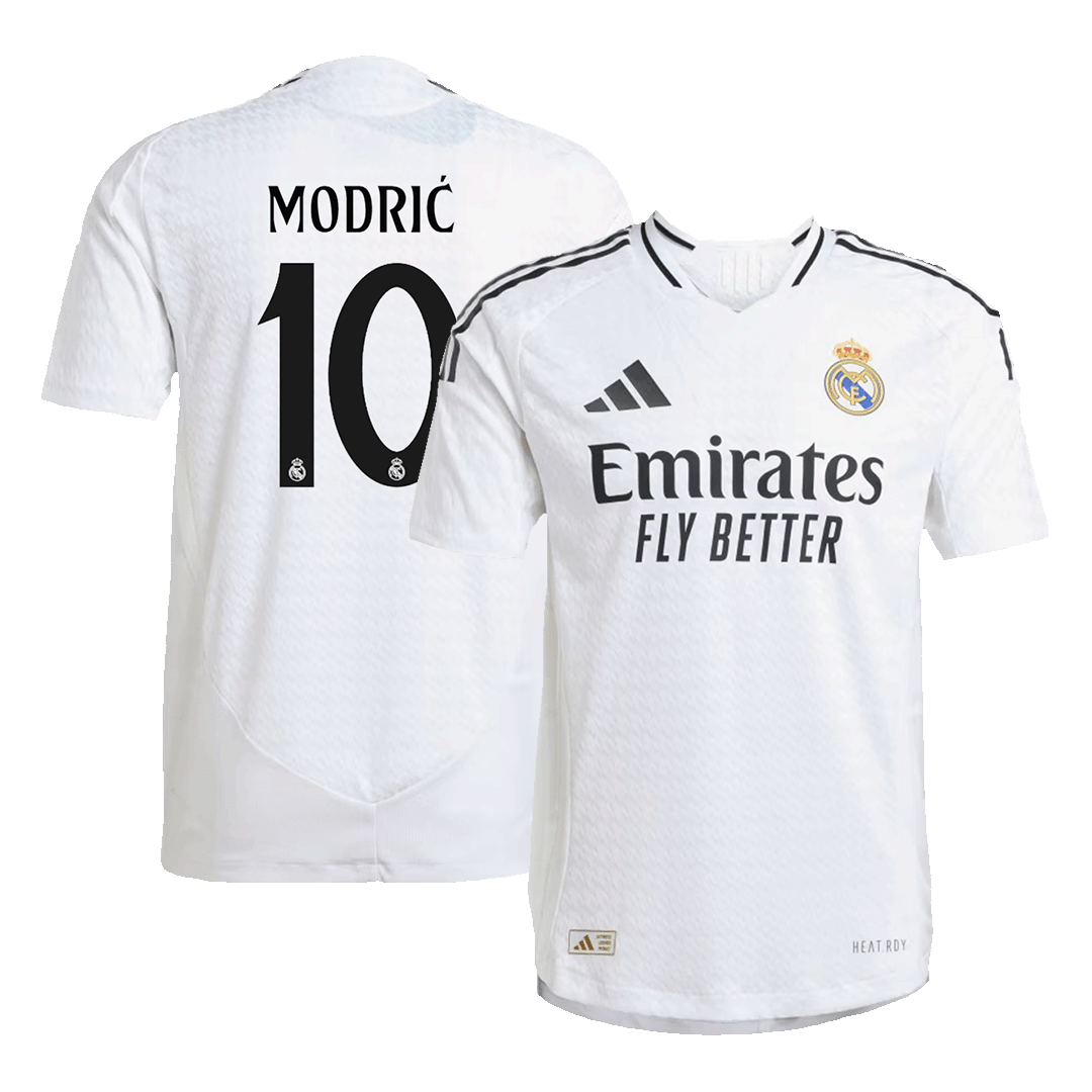 MODRI #10 Real Madrid Home Authentic Soccer Jersey 2024/25