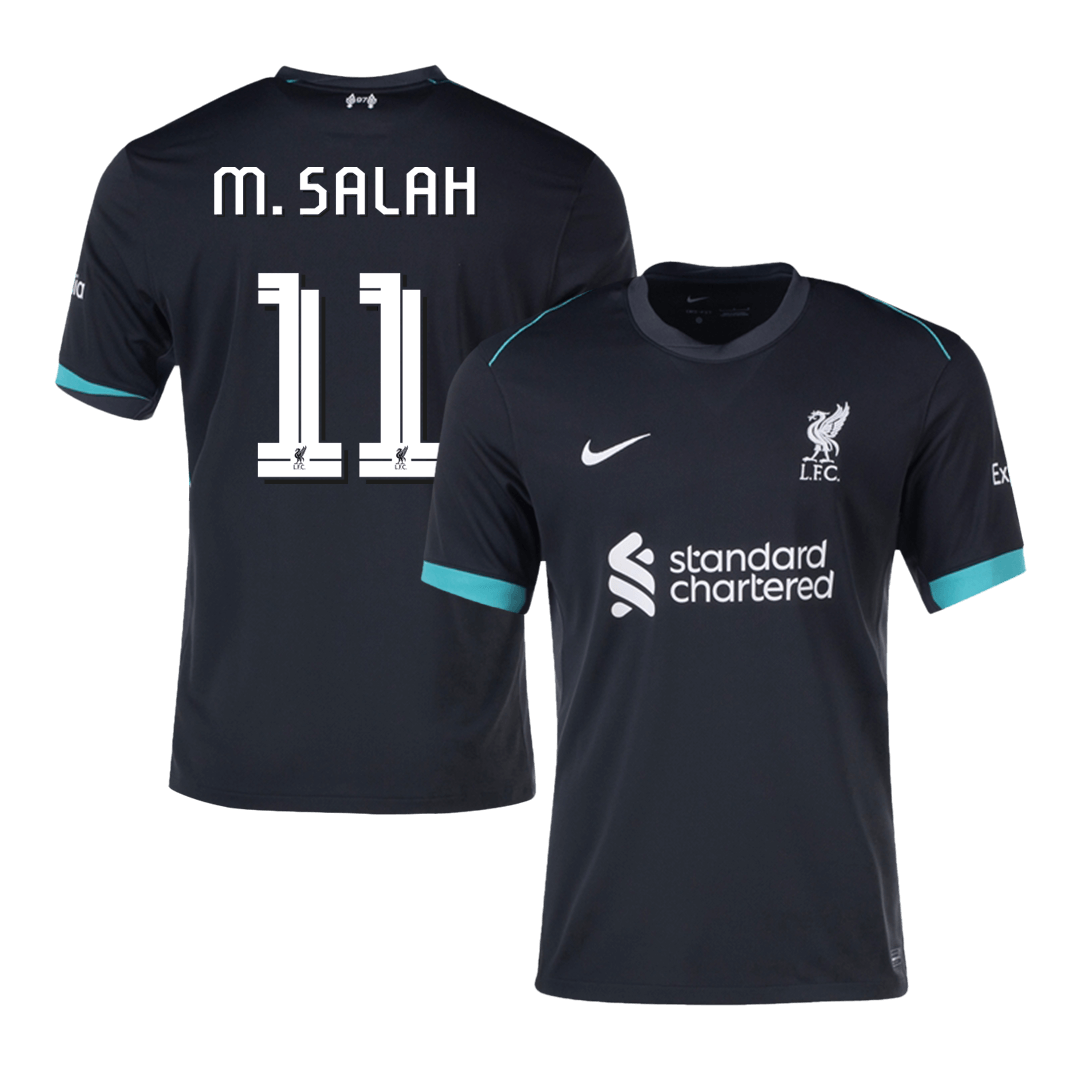 M.SALAH #11 Liverpool Away Soccer Jersey 2024/25 - UCL