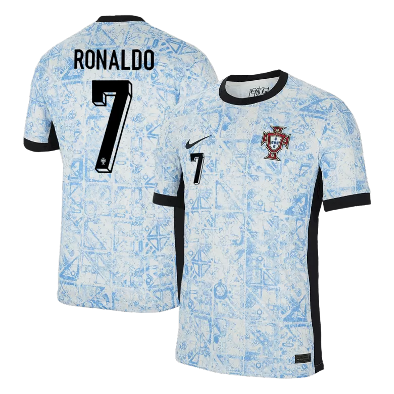 RONALDO #7 Portugal Away Soccer Jersey EURO 2024