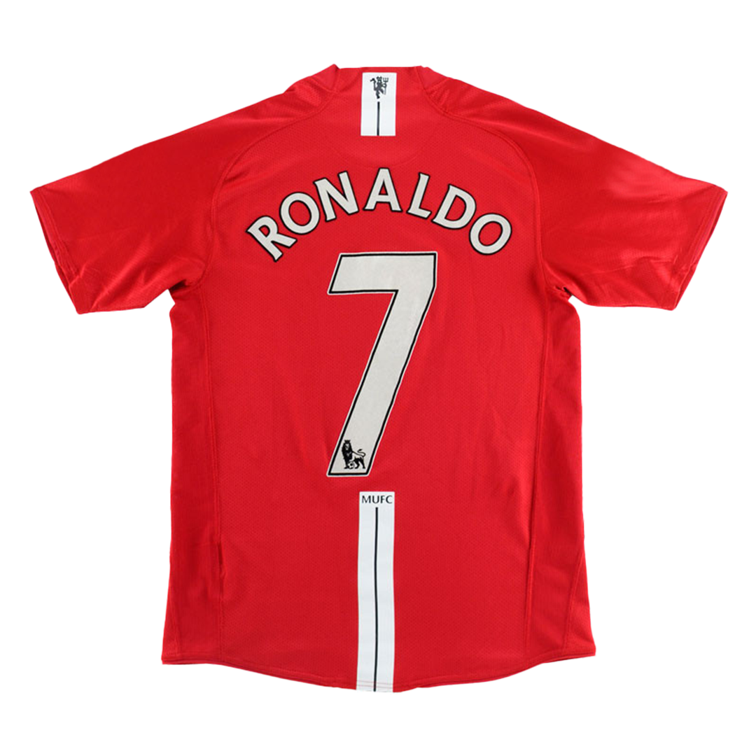 Vintage Soccer Jersey RONALDO #7 Manchester United Home 2007/08