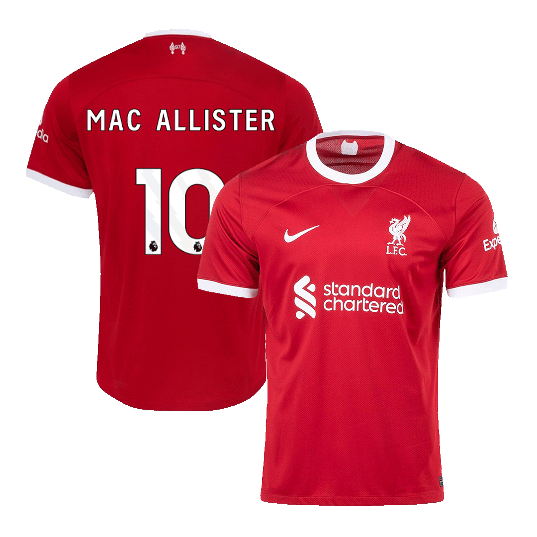 MAC ALLISTER #10 Liverpool Home Jersey 2023/24