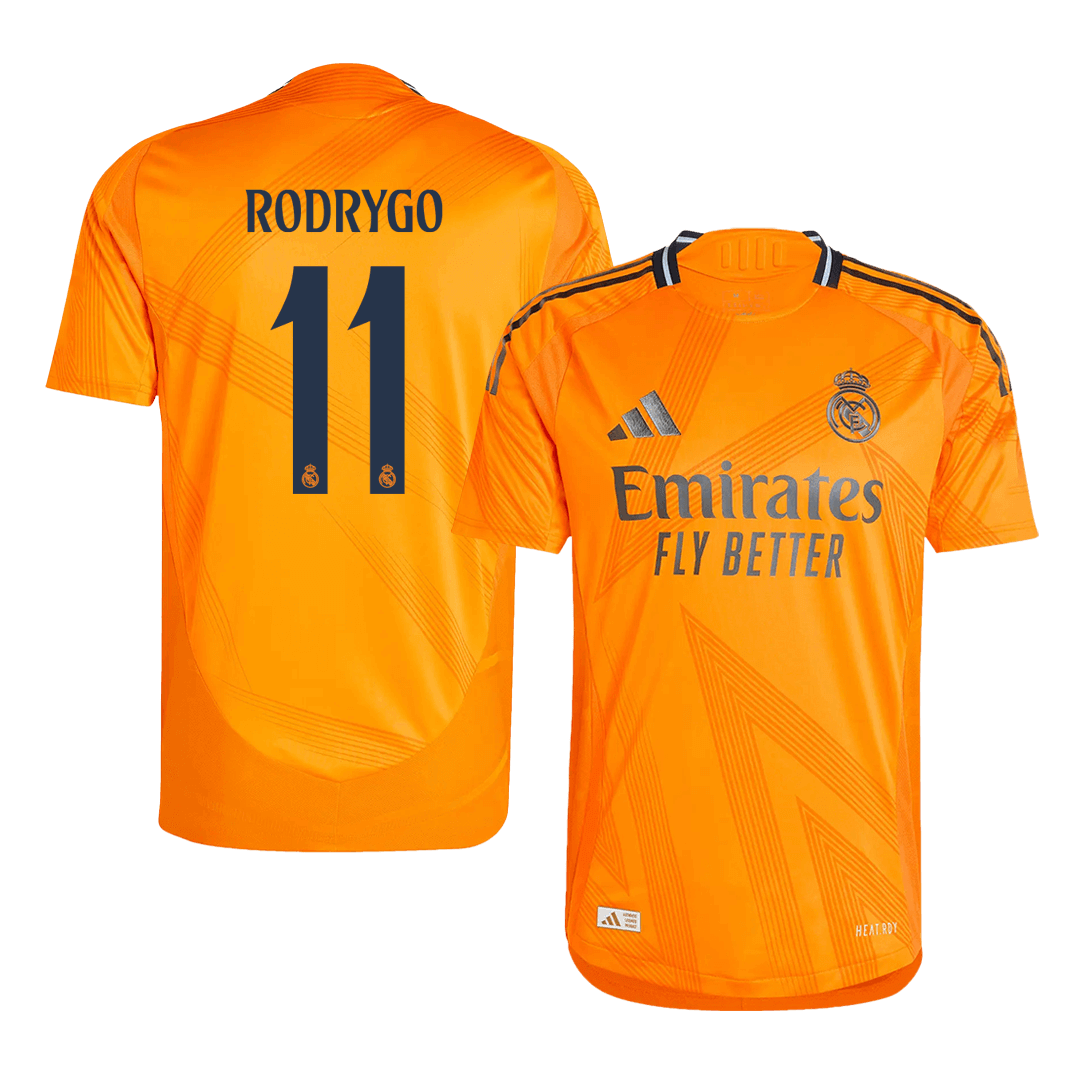 RODRYGO #11 Real Madrid Away Authentic Soccer Jersey 2024/25