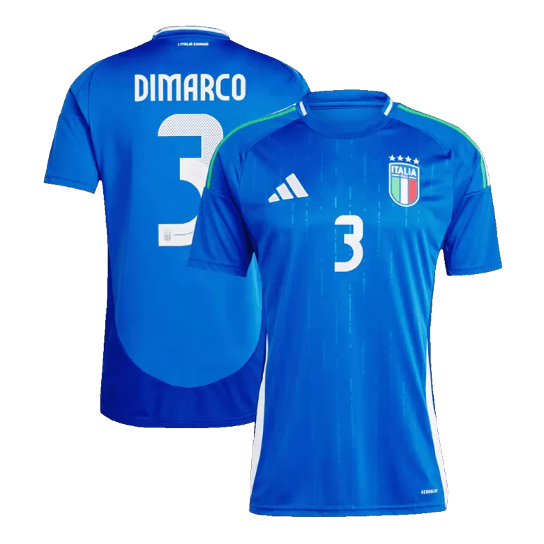 DIMARCO #3 Italy Home Soccer Jersey EURO 2024