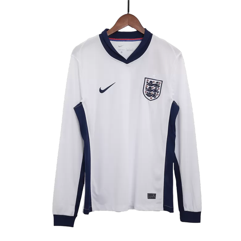 England Home Long Sleeve Soccer Jersey EURO 2024
