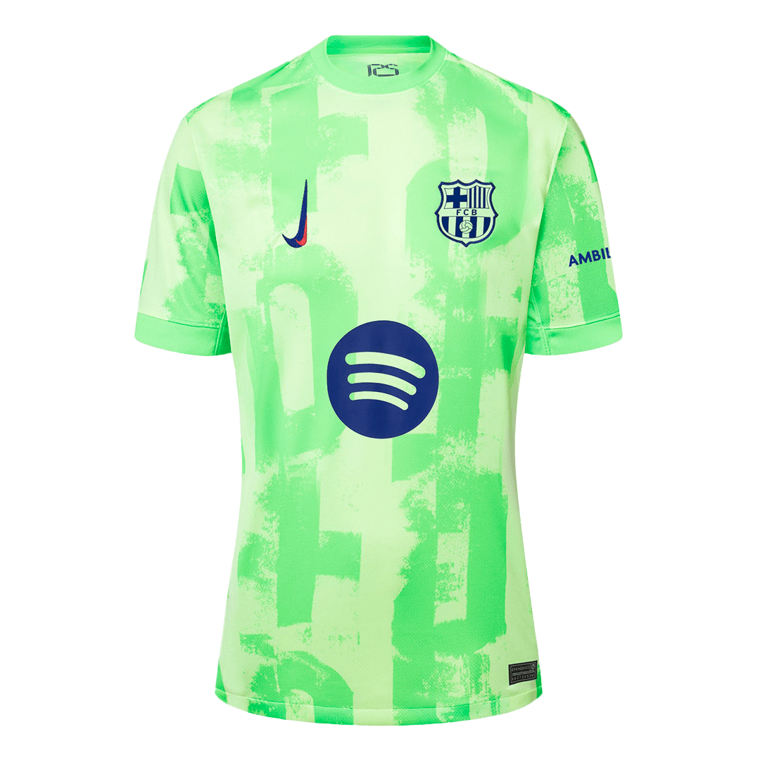 Barcelona Third Away Soccer Jersey 2024/25 - (Spotify Logo Without Text)