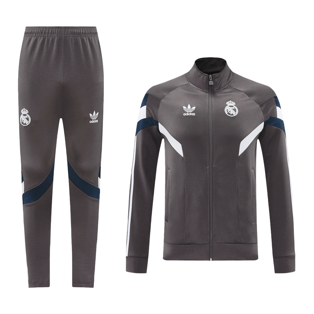 Real Madrid Jacket Tracksuit 2024/25 Gray