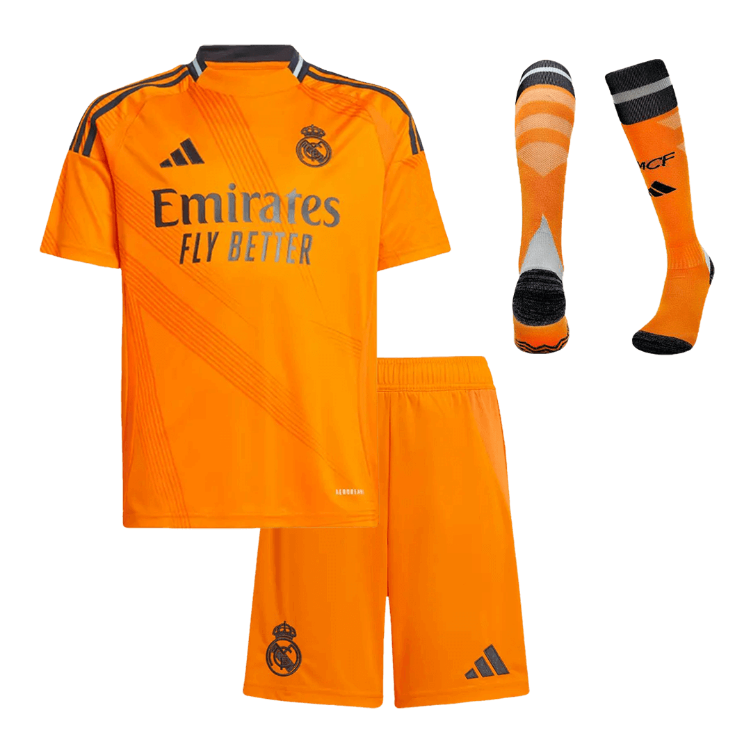 Real Madrid Away Kids Soccer Jerseys Full Kit 2024/25