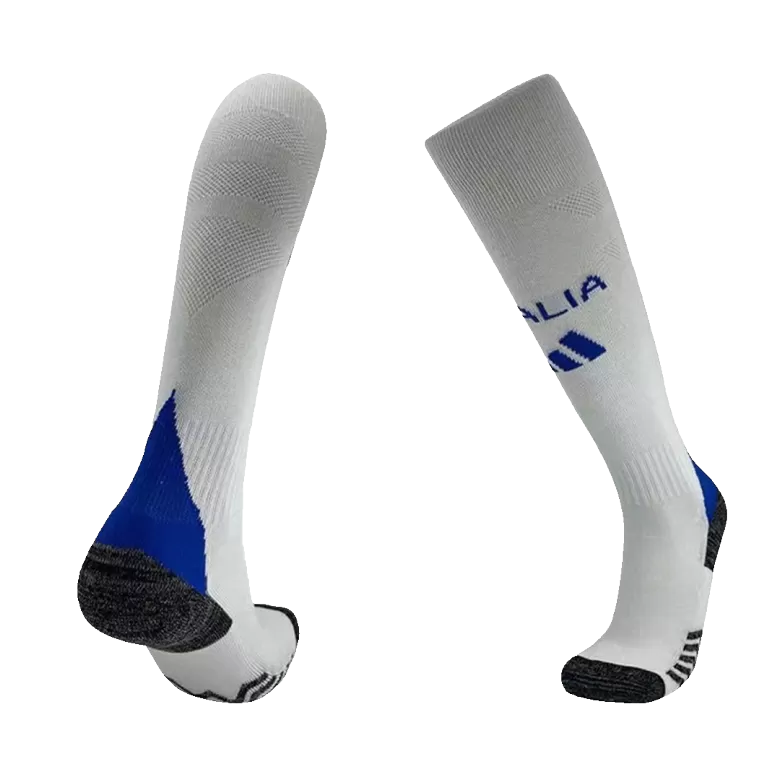 Italy Away Soccer Socks 2024 Kids