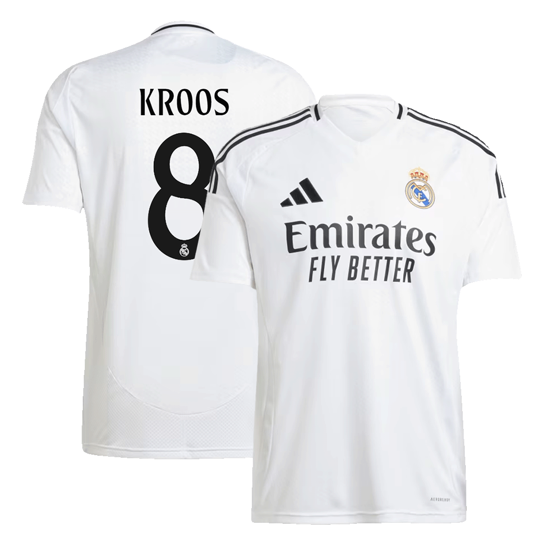 KROOS #8 Real Madrid Home Soccer Jersey 2024/25