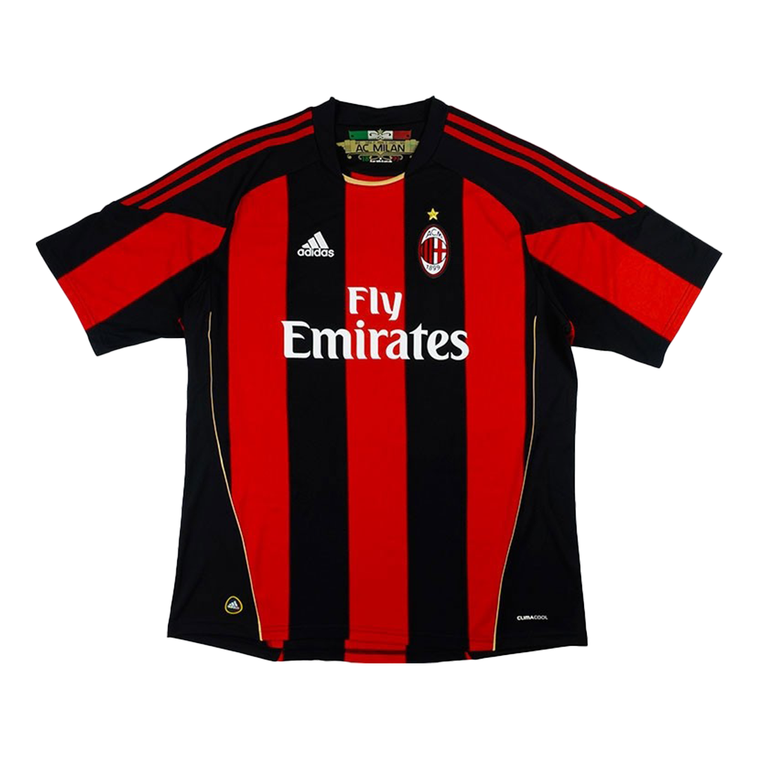 Vintage Soccer Jersey AC Milan Home 2010/11