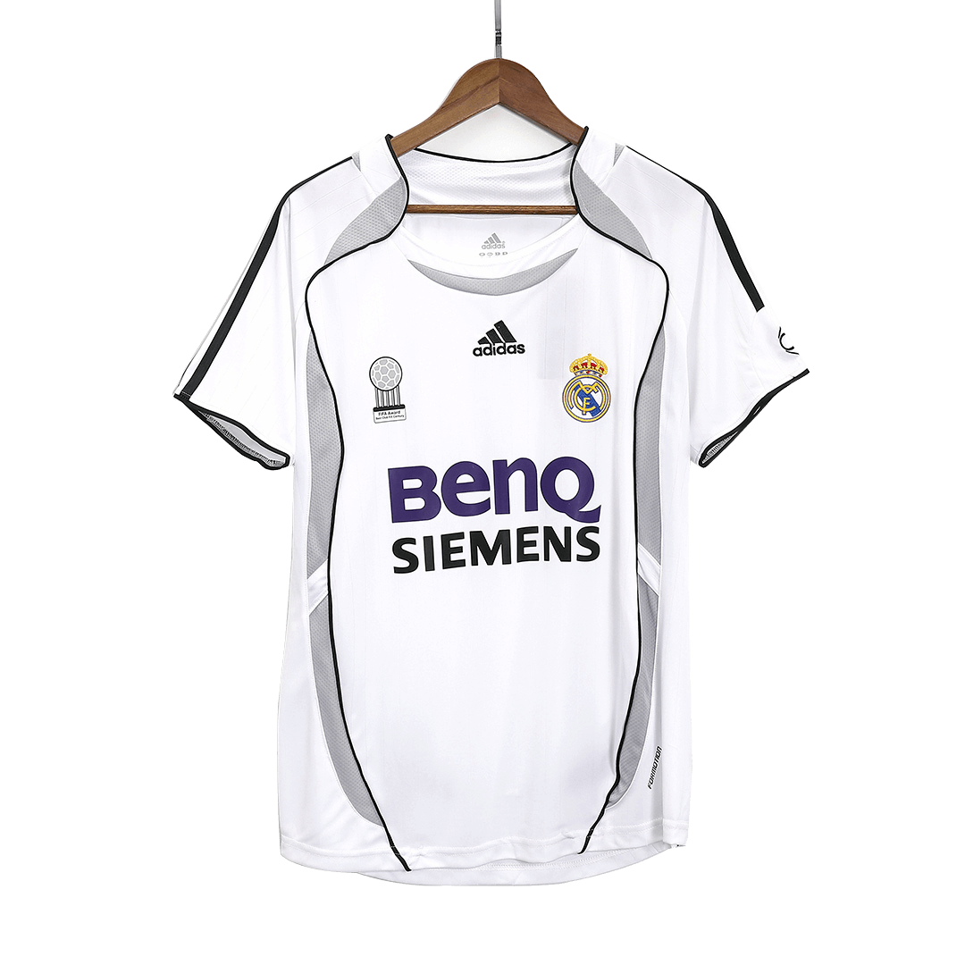 Vintage Soccer Jersey Real Madrid Home 2006/07