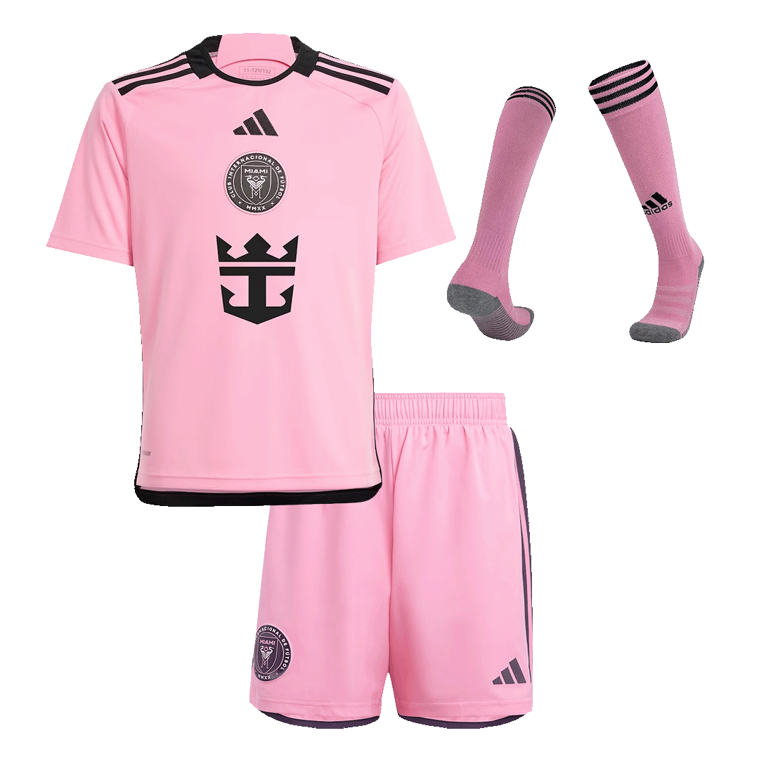 Inter Miami CF Home Kids Soccer Jerseys Full Kit 2024
