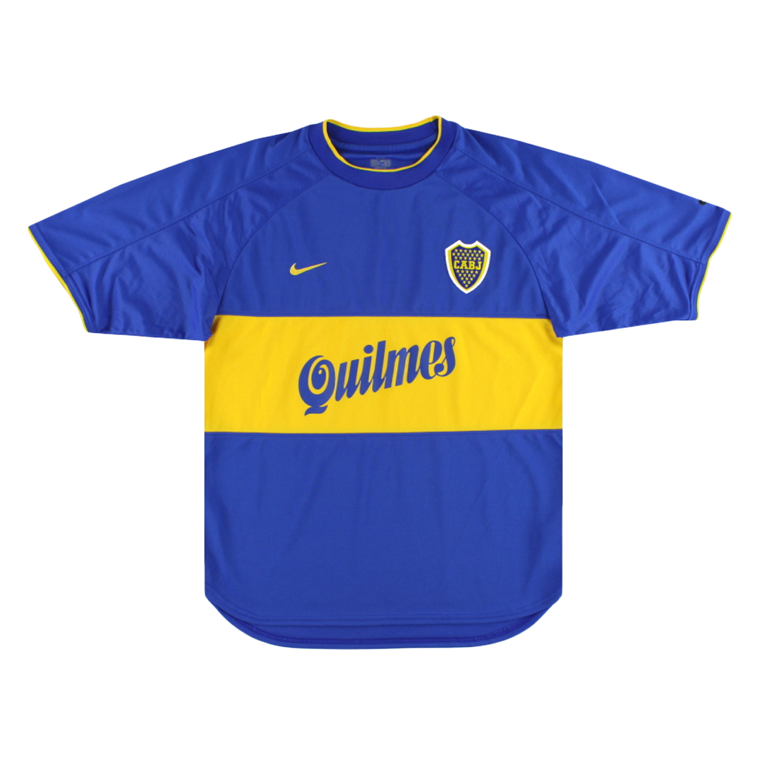 Vintage Soccer Jersey Boca Juniors Home 2000/01