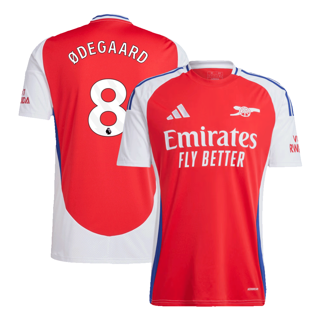 DEGAARD #8 Arsenal Home Soccer Jersey 2024/25