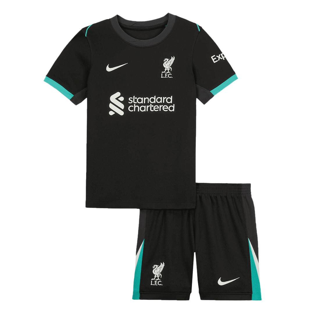 Liverpool Away Kids Soccer Jerseys Kit 2024/25