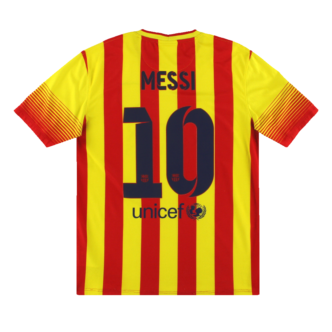 Vintage Soccer Jersey MESSI #10 Barcelona Away 2013/14