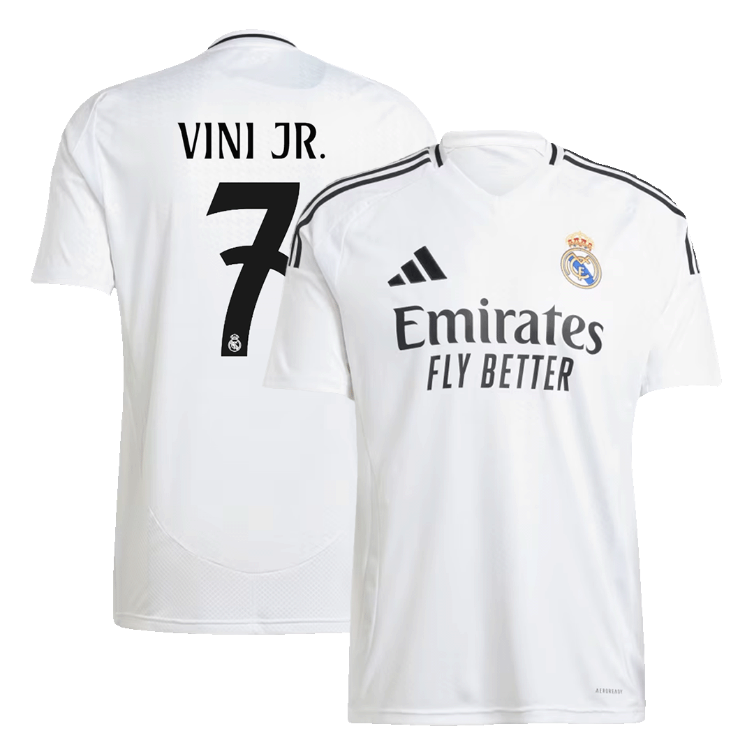 VINI JR. #7 Real Madrid Home Soccer Jersey 2024/25