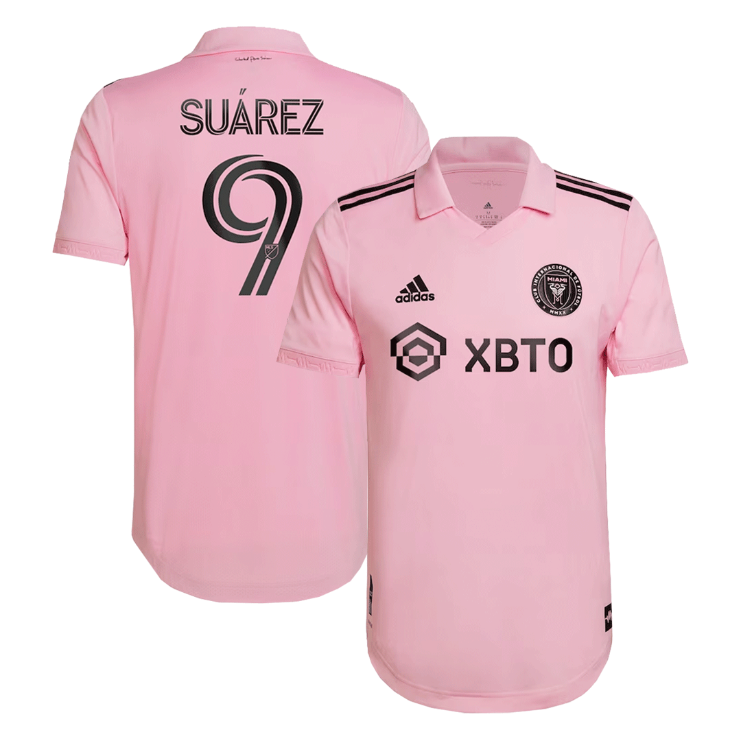 SUREZ #9 Inter Miami CF Home Authentic Soccer Jersey 2022