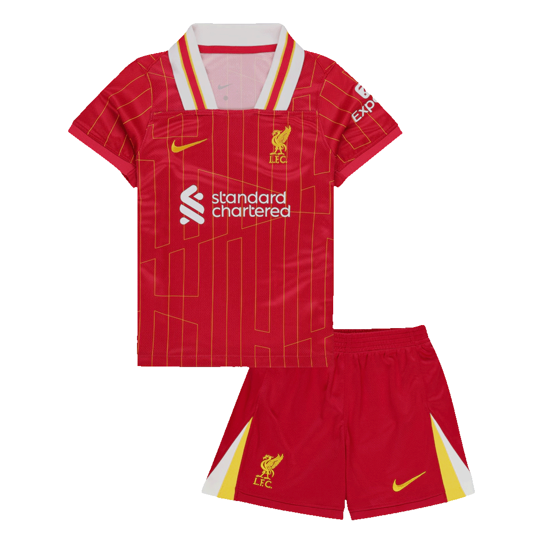 Liverpool Home Kids Soccer Jerseys Kit 2024/25
