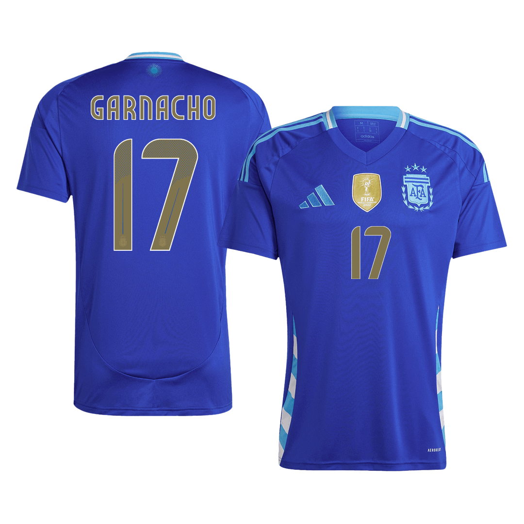 GARNACHO #17 Argentina Away Soccer Jersey 2024