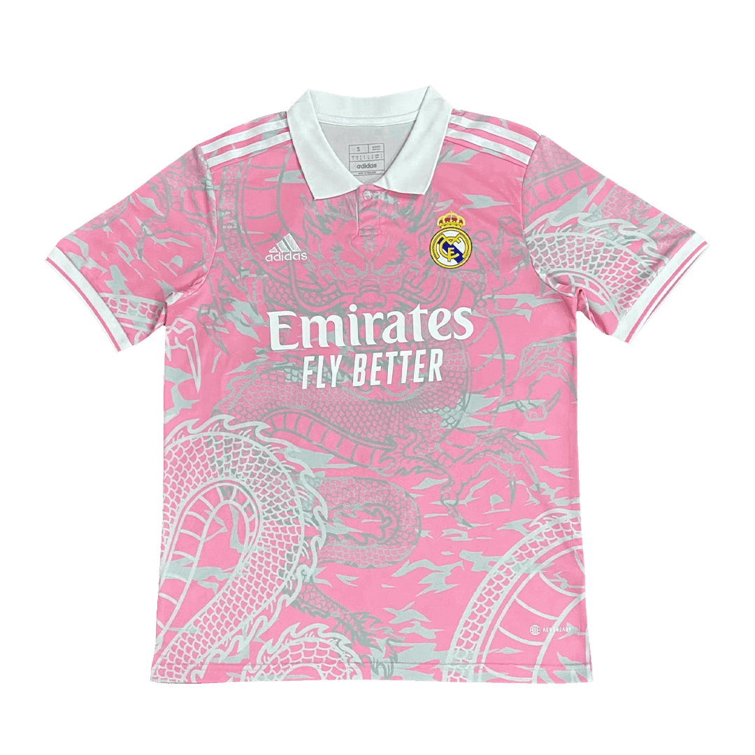 Real Madrid x Chinese Dragon Soccer Jersey 2023/24 ??pink??