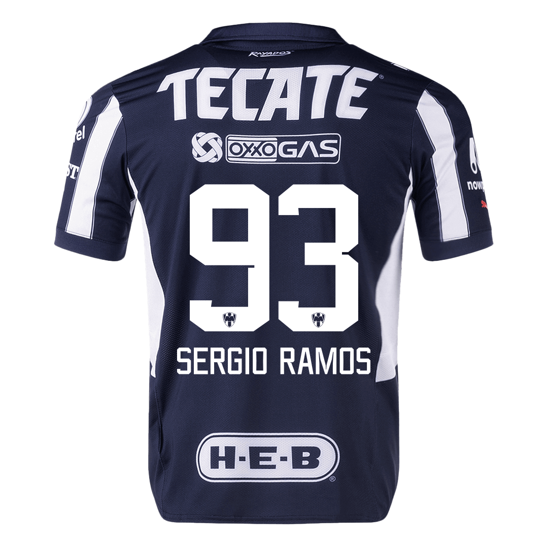 SERGIO RAMOS #93 Monterrey Home Authentic Soccer Jersey 2024/25