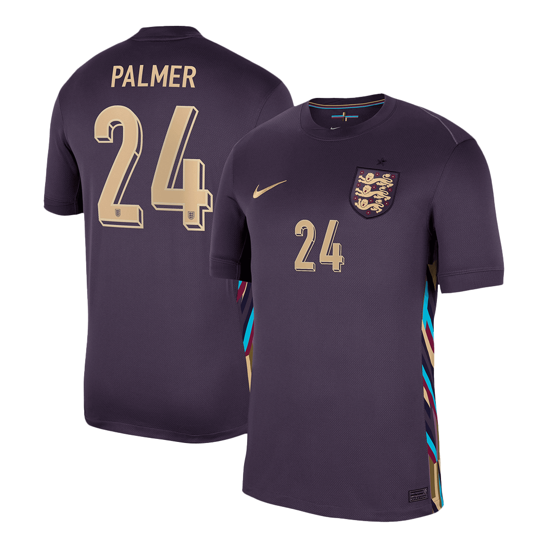 PALMER #24 England Away Soccer Jersey EURO 2024