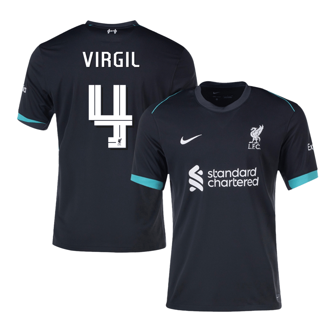 VIRGIL #4 Liverpool Away Soccer Jersey 2024/25 - UCL