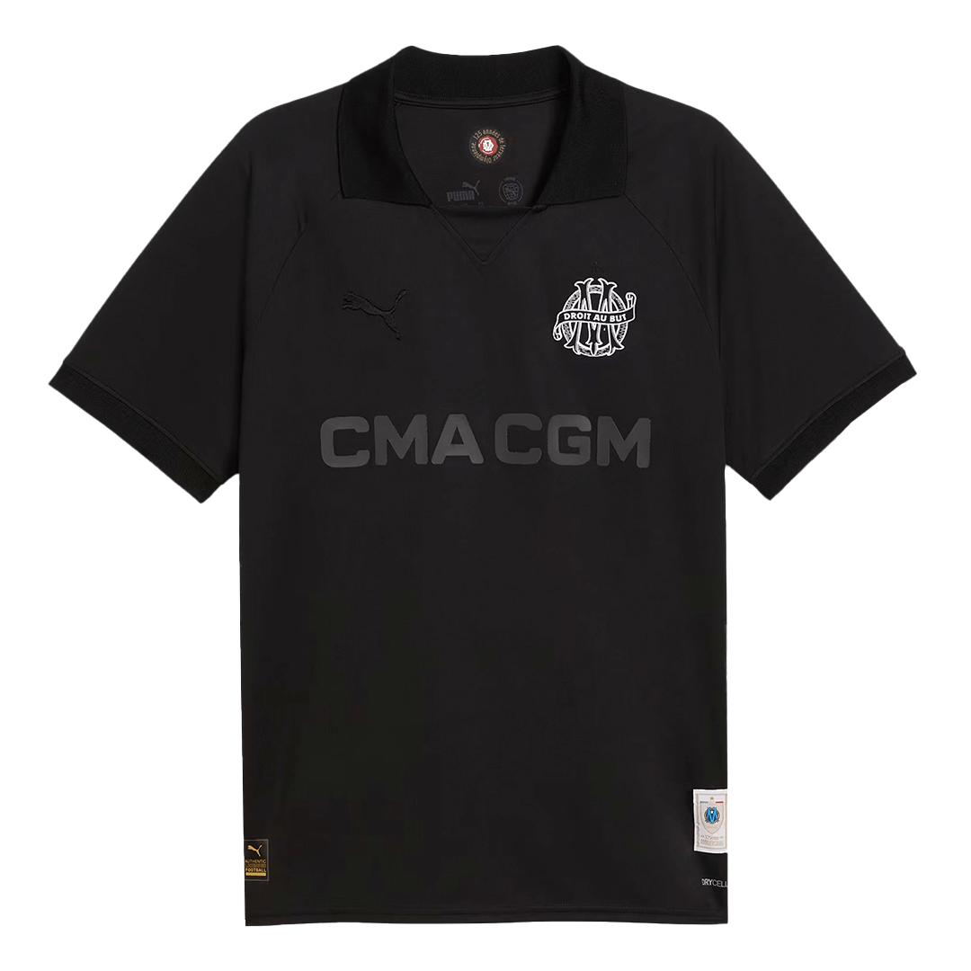 Marseille Goalkeeper Soccer Jersey 2024/25 Black - 125th Anniversary