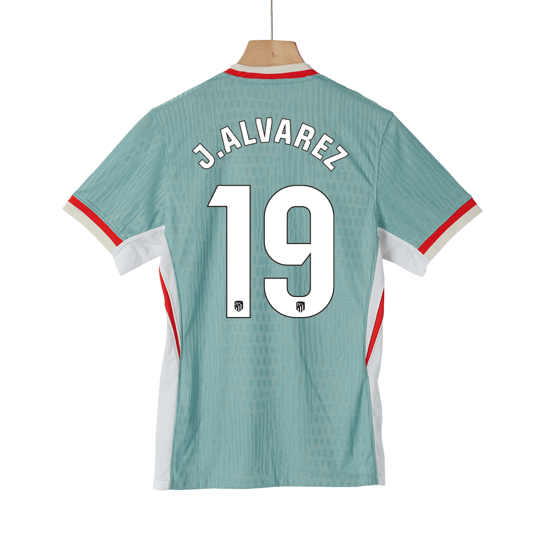 J.ALVAREZ #19 Atletico Madrid Away Authentic Soccer Jersey 2024/25